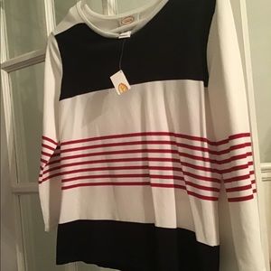 Beautiful Talbots nautical top NWT